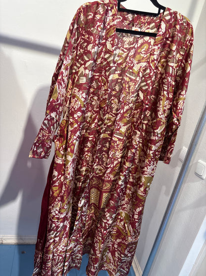 Recycled silk kimono lang
