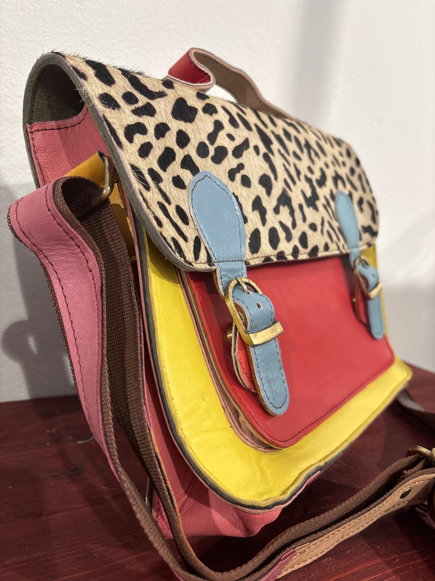 Tas van recycled leer