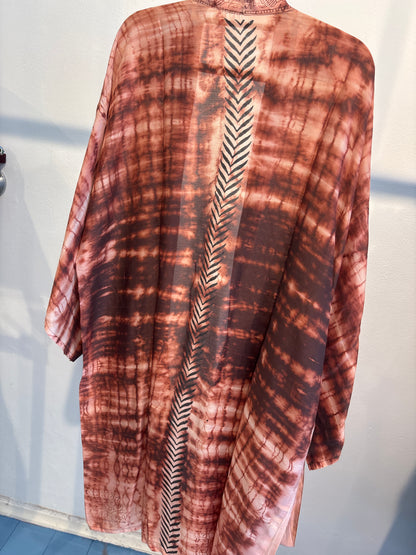 Kimono tie dye halflang