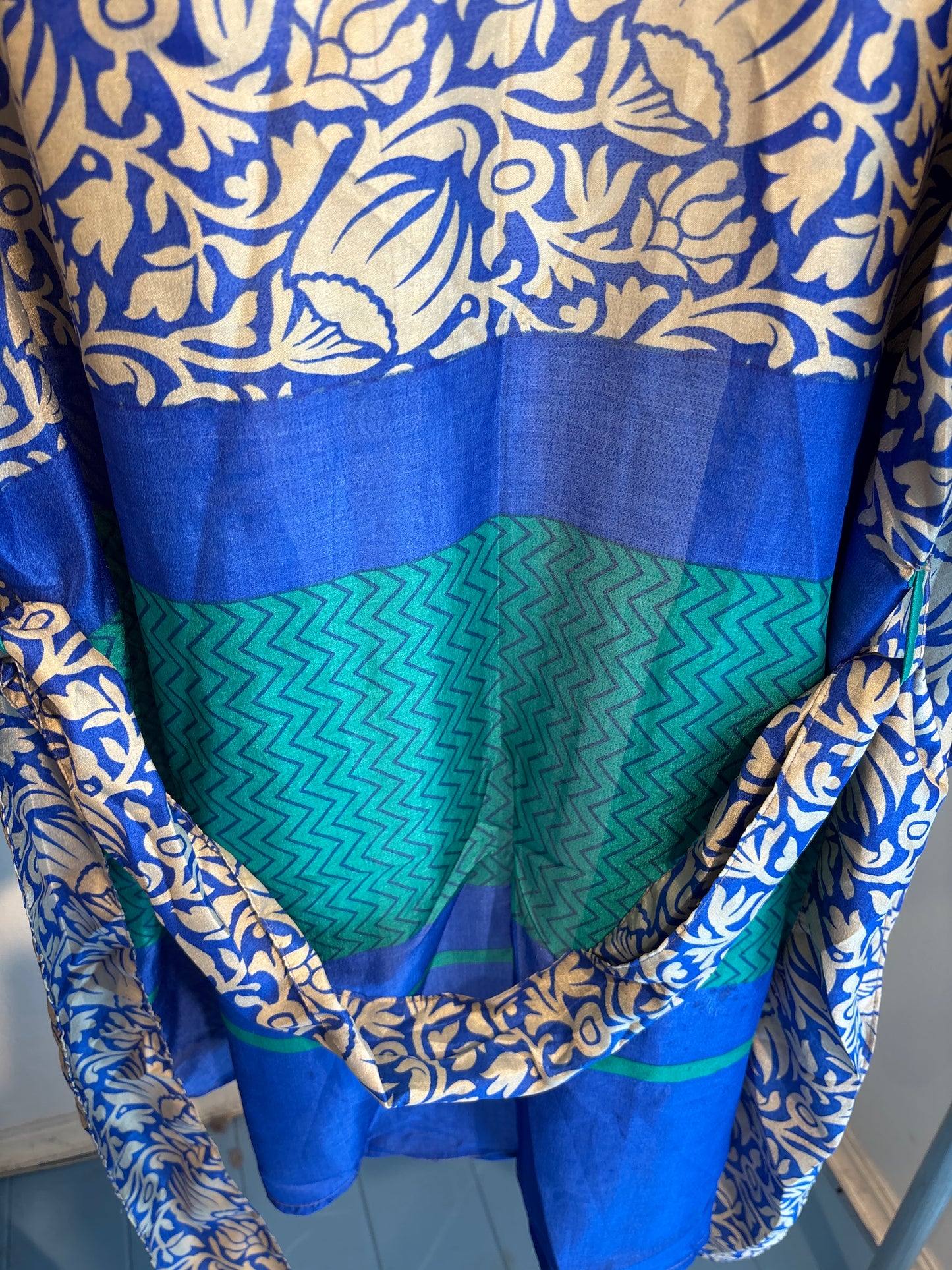 Zijden kimono halflang