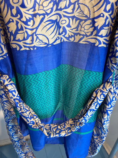 Zijden kimono halflang