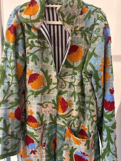 Lange katoenen Kantha