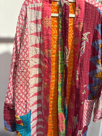Lange Kantha  kimono