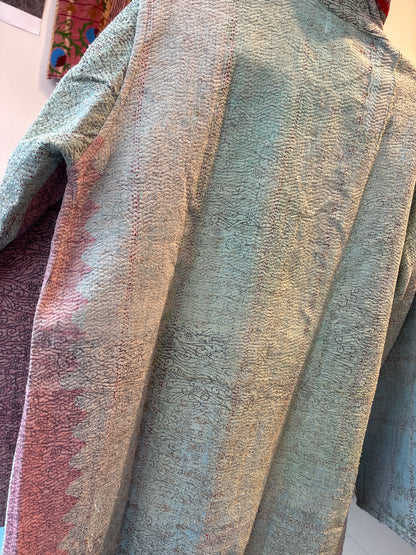 Lange katoenen Kantha