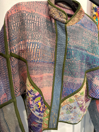 Kantha jas kort-