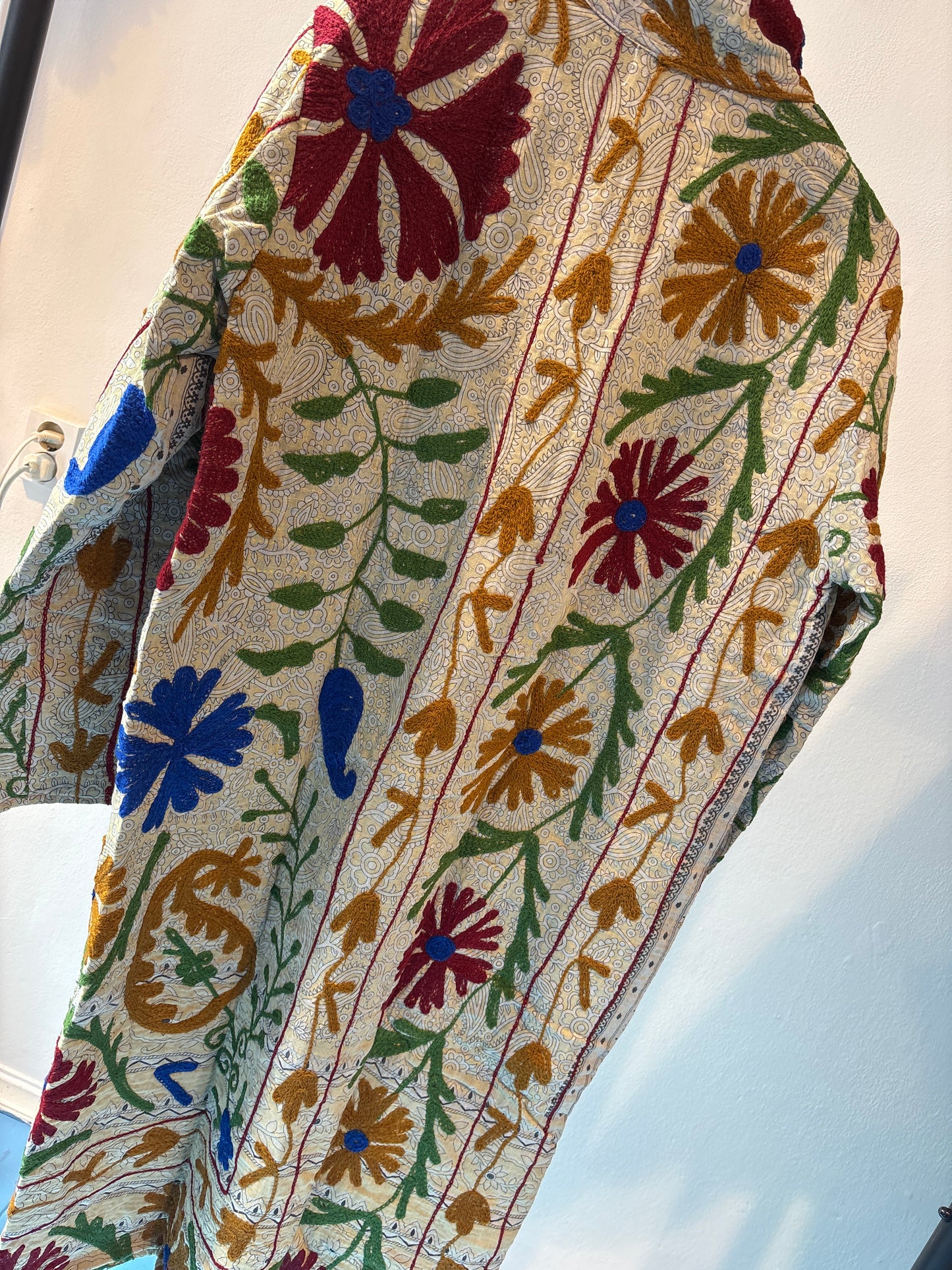 Lange katoenen Kantha