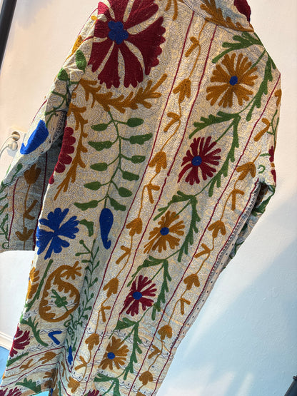 Lange katoenen Kantha