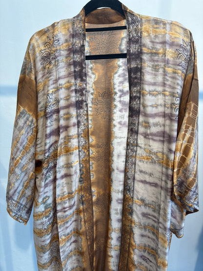 Kimono tie dye halflang