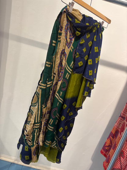 Rok wikkel recycled sari