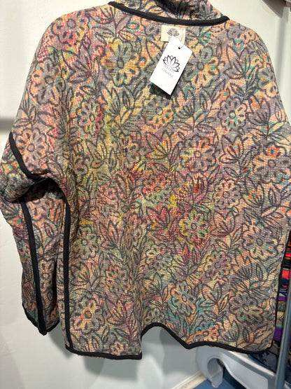 Kantha Blockprint jas-2 kanten