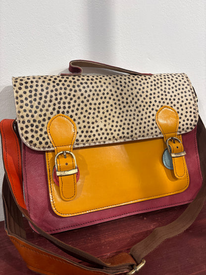 Tas van recycled leer