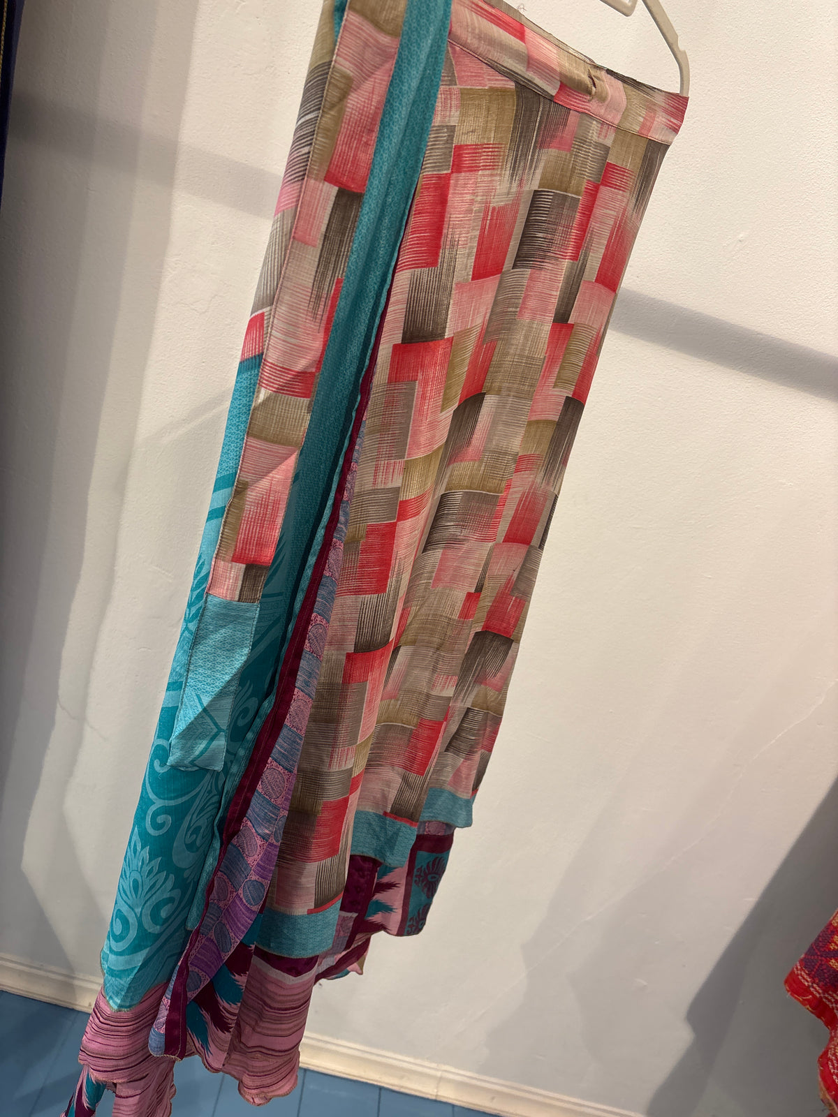 Rok wikkel recycled sari