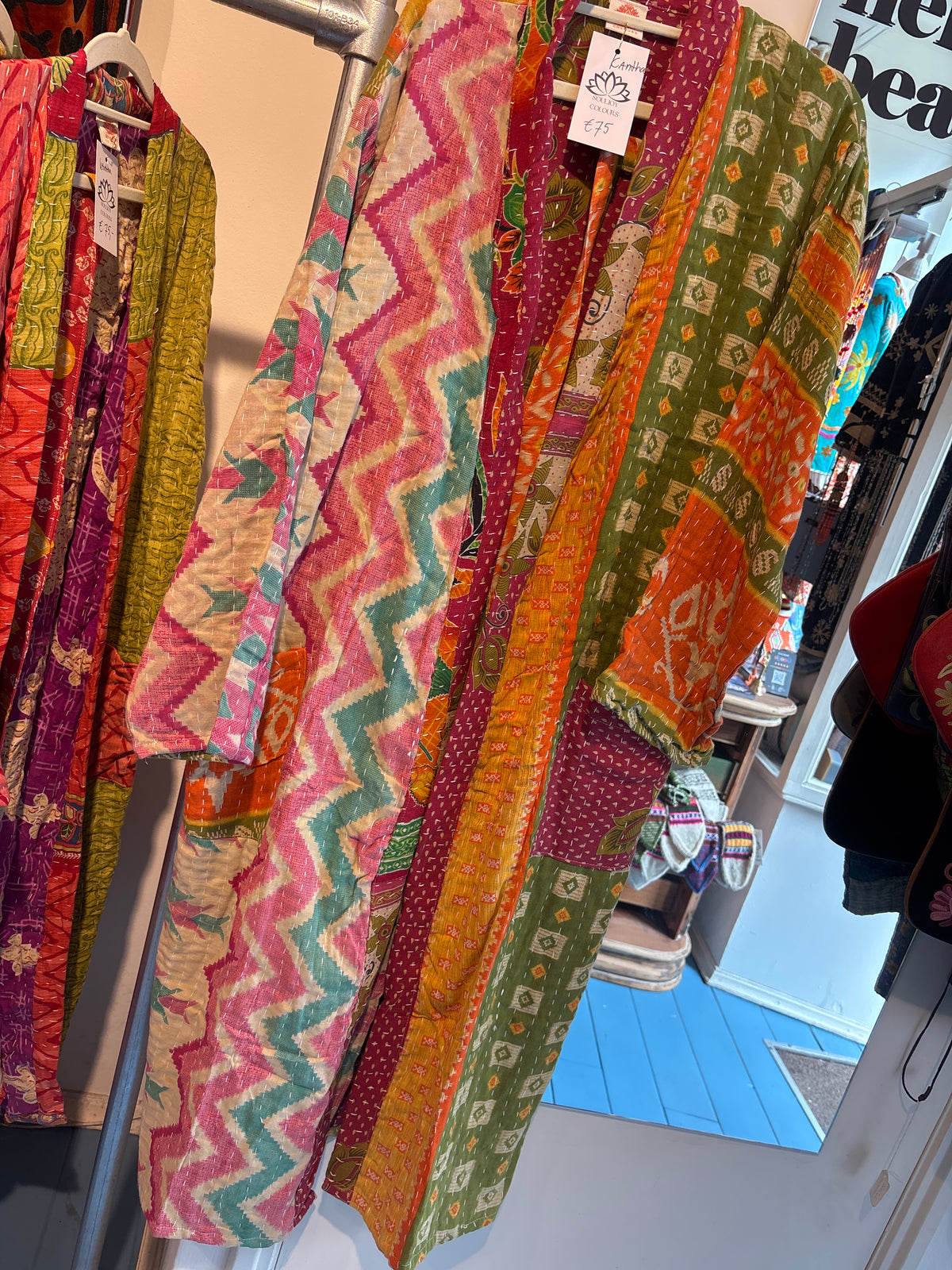 Lange Kantha  kimono