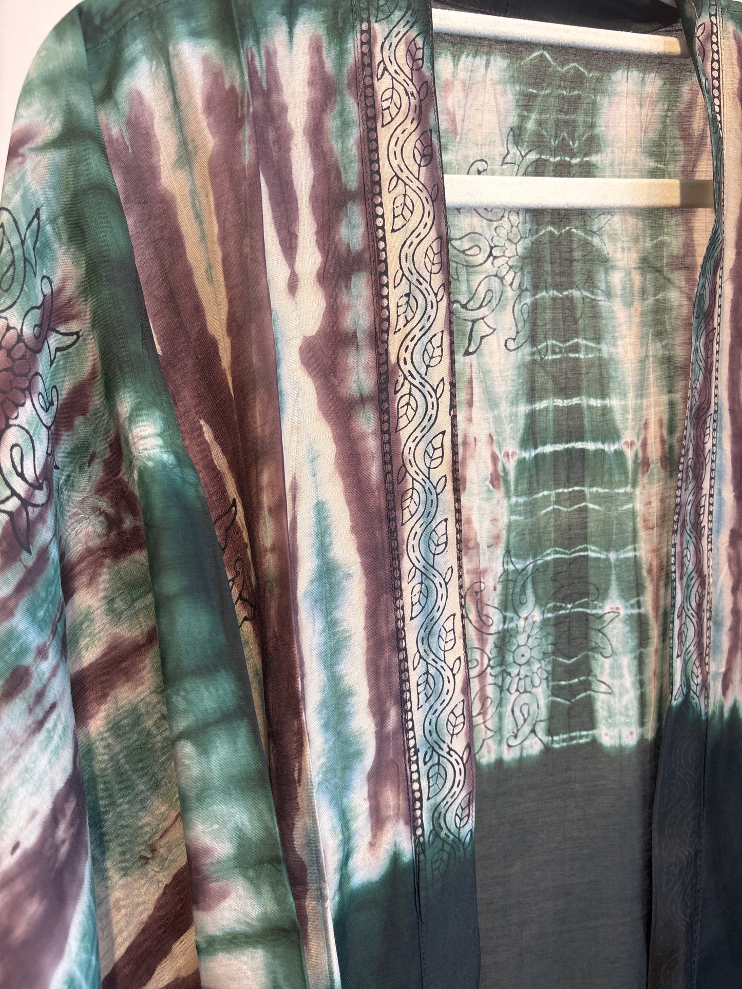 Kimono tie dye halflang