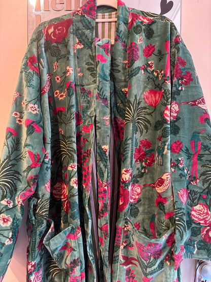 Fluwelen kimono- groot