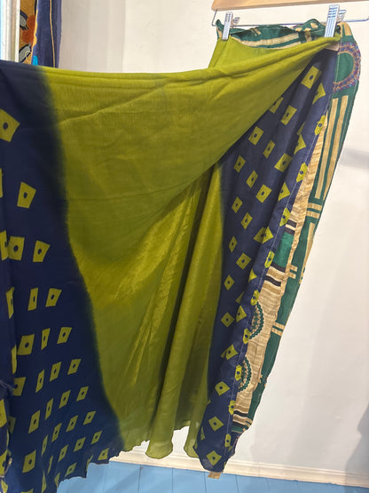 Rok wikkel recycled sari
