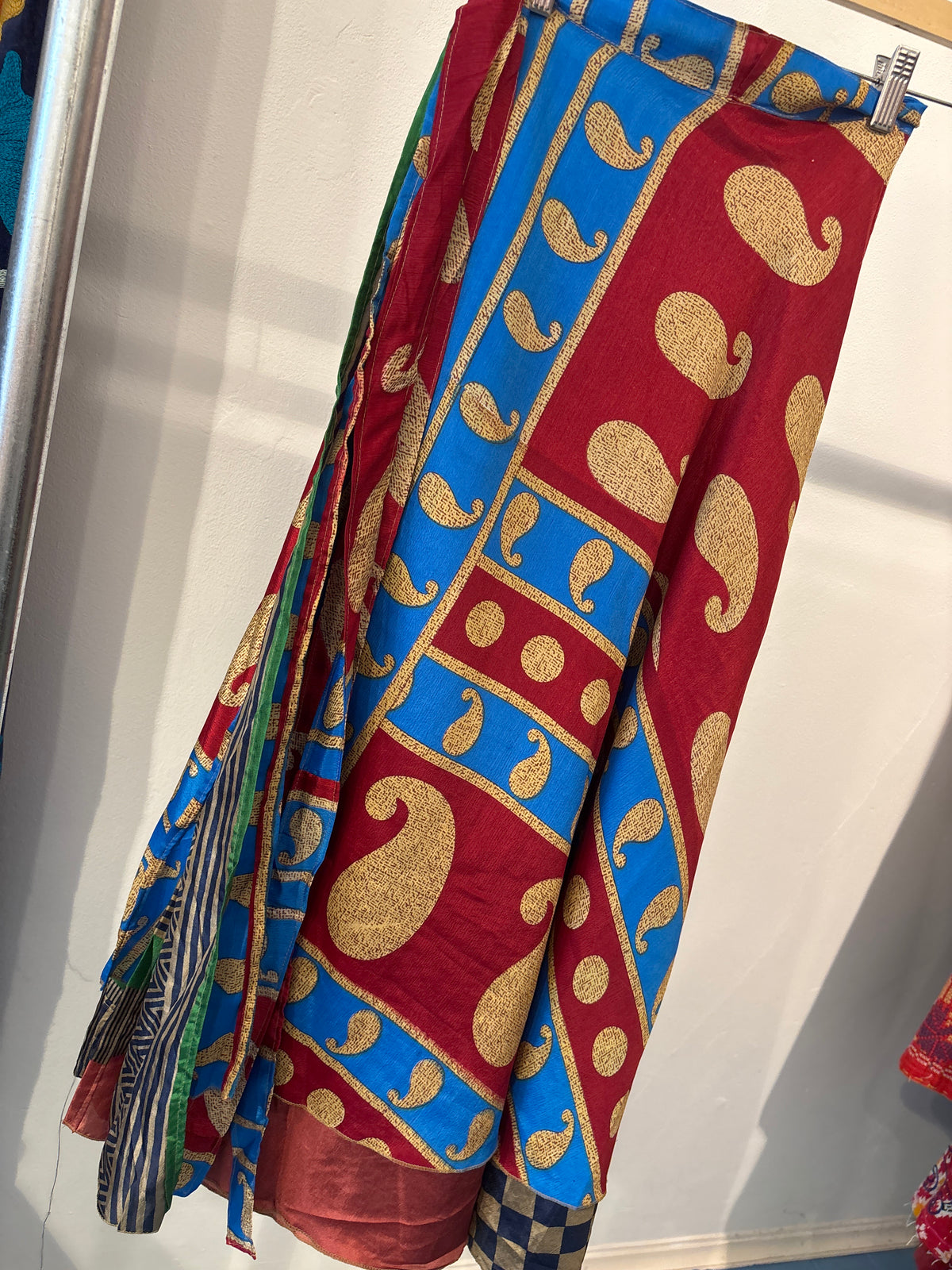 Rok wikkel recycled sari