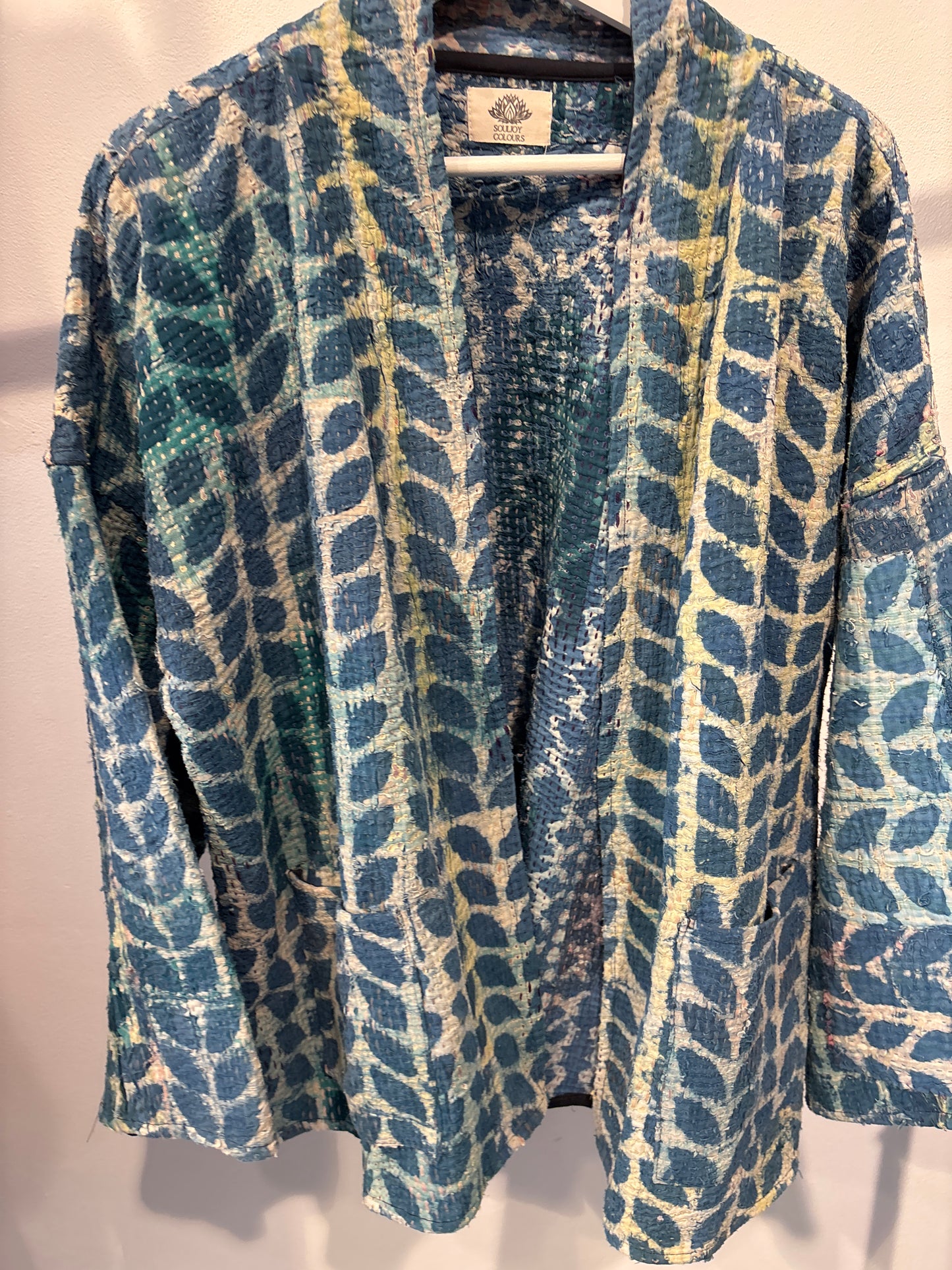 Kantha Blockprint jas -2 kanten