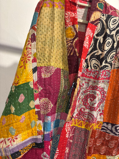 Kimono jasje Kantha quilt