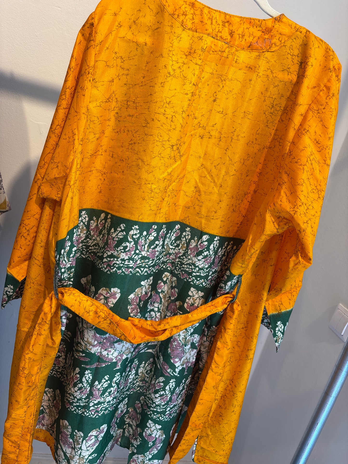 Zijden kimono halflang