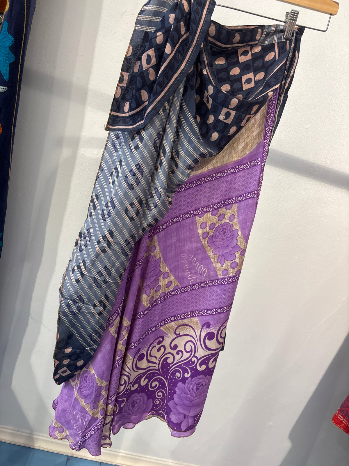 Rok wikkel recycled sari