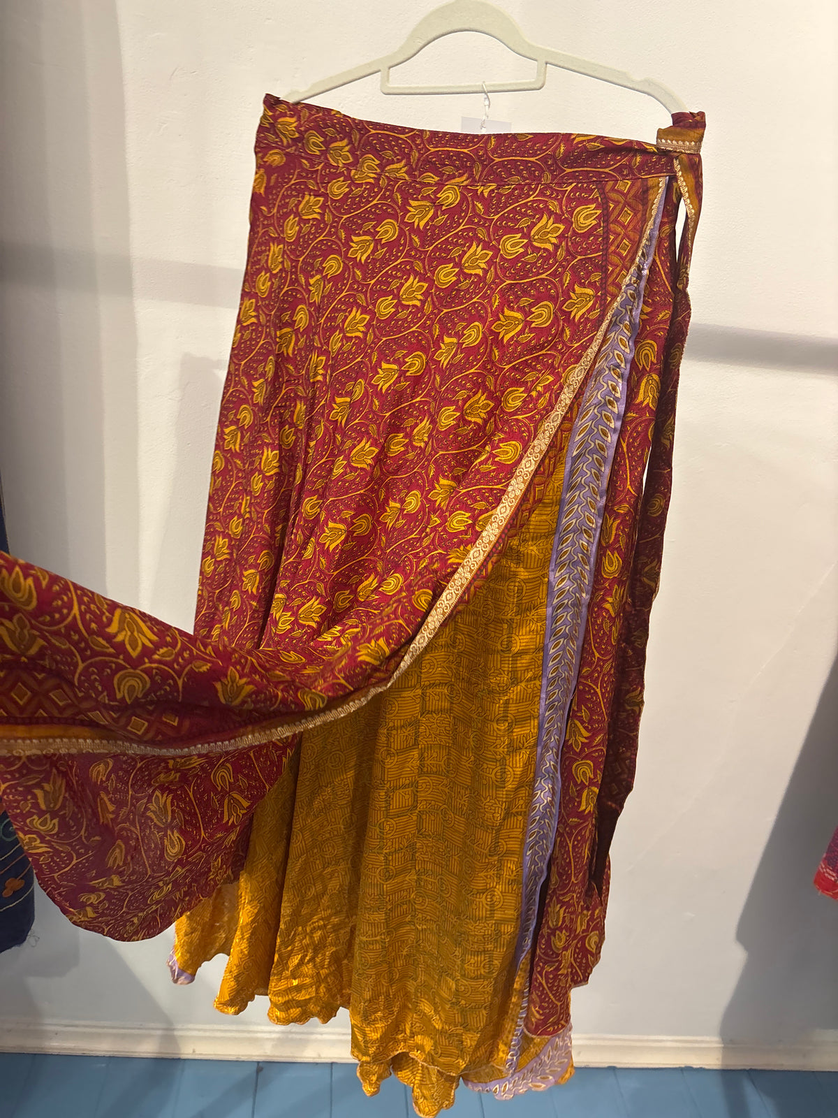 Rok wikkel recycled sari