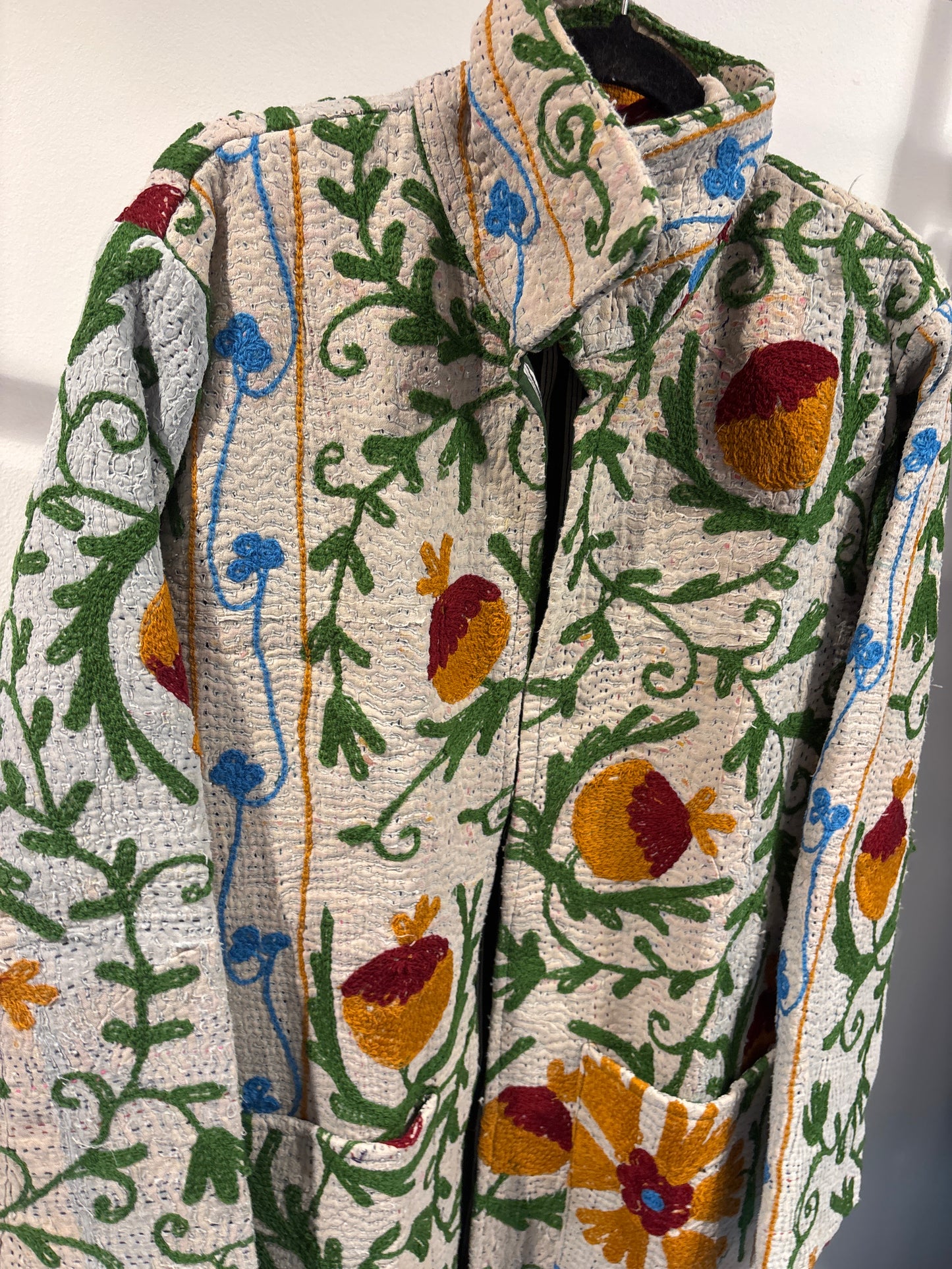Lange katoenen Kantha