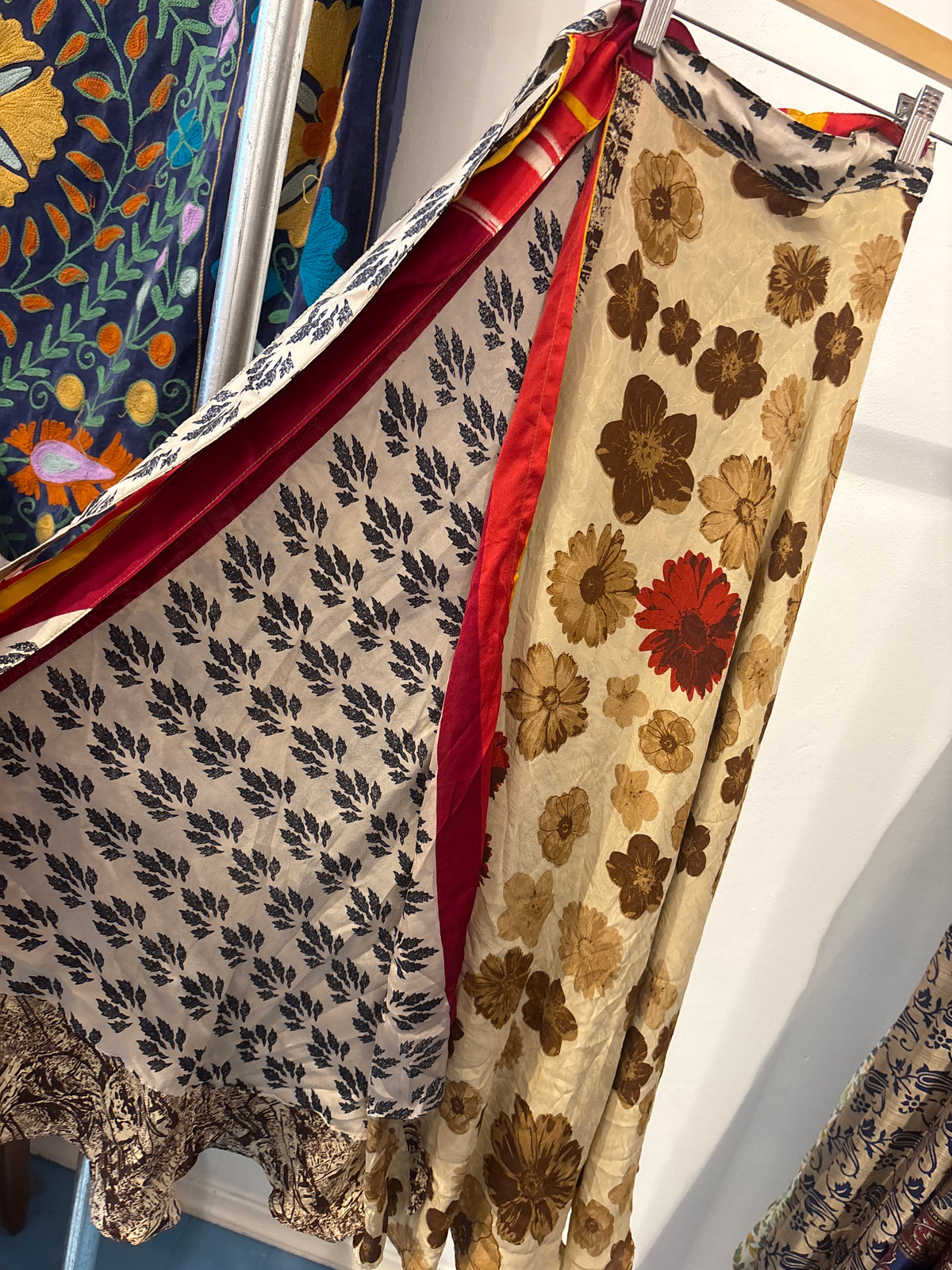 Rok wikkel recycled sari