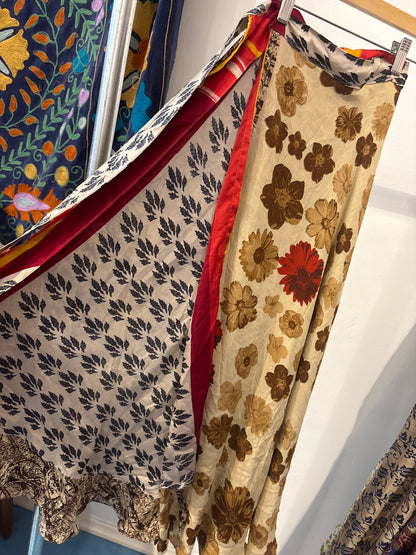 Rok wikkel recycled sari