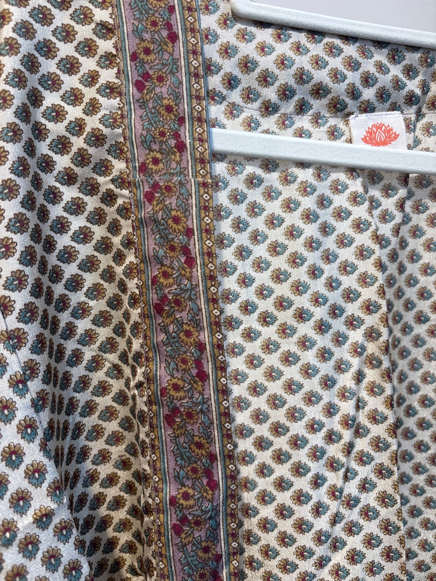 Zijden kimono halflang