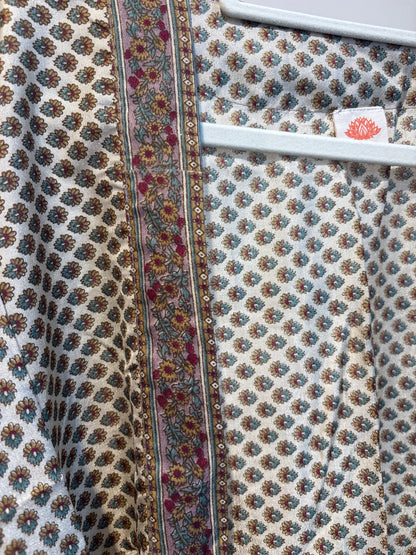Zijden kimono halflang