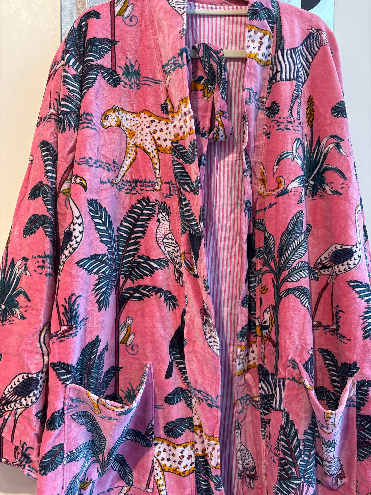 Fluwelen kimono- groot