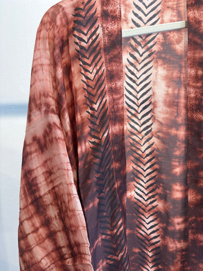 Kimono tie dye halflang