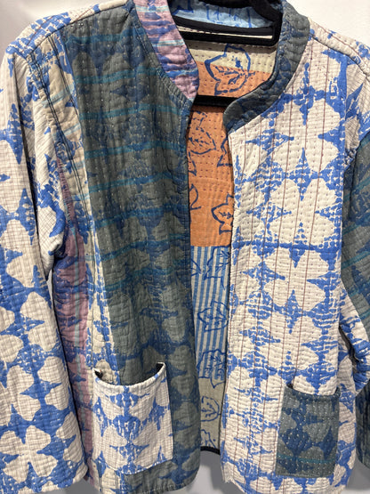 Kantha Blockprint jas