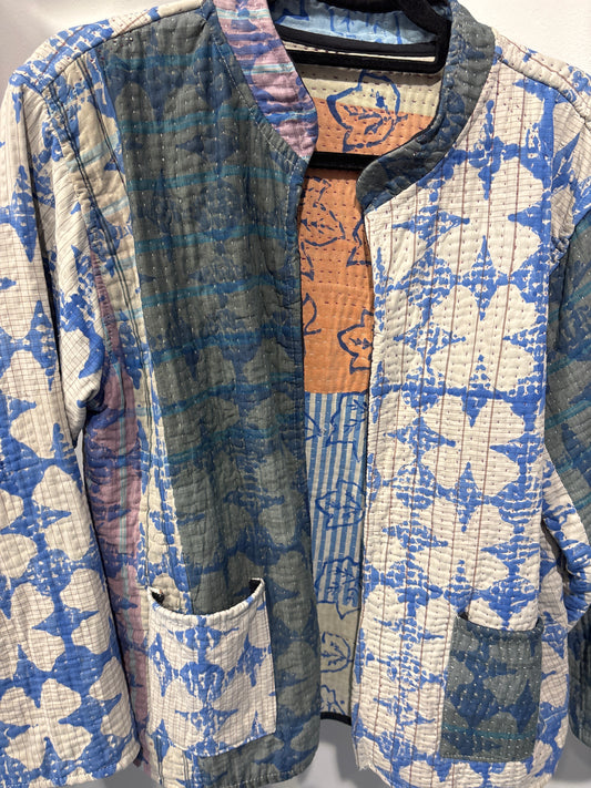 Kantha Blockprint jas