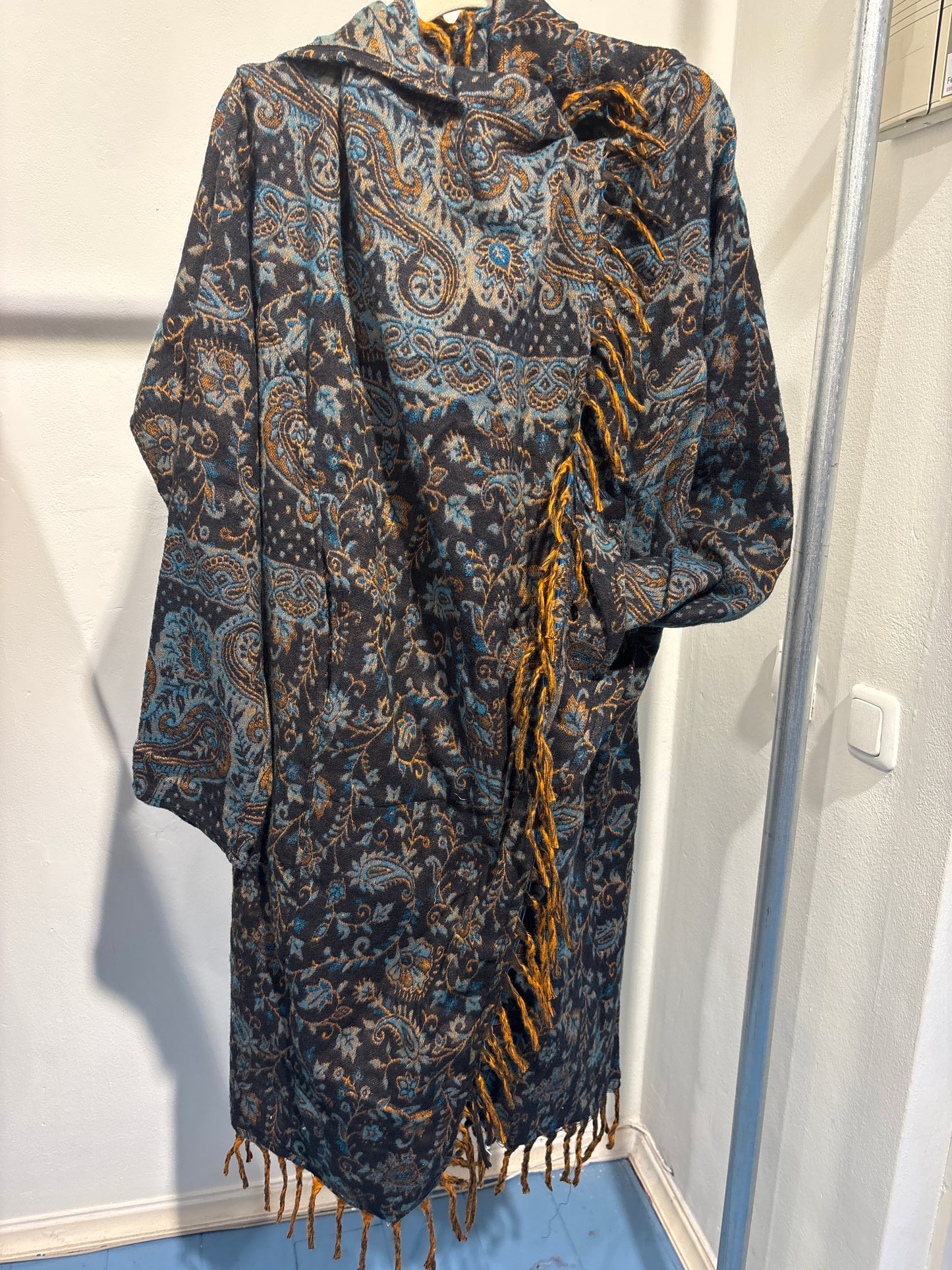 Paisley blue Vest lang