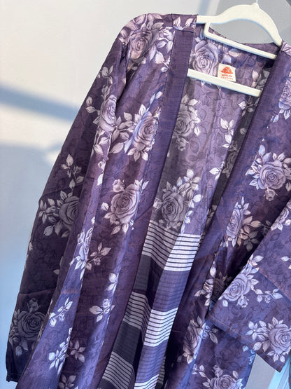 Zijden kimono halflang
