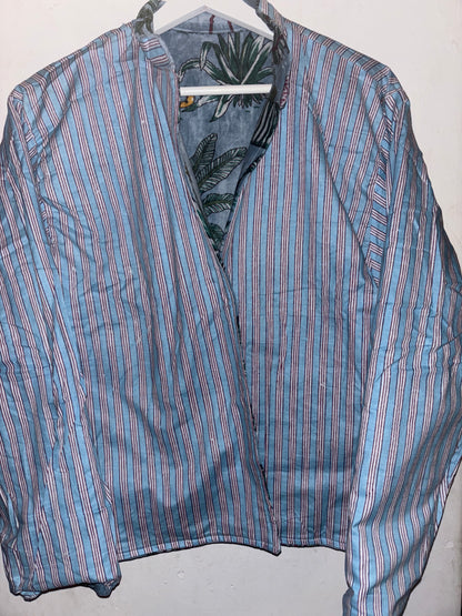 Fluweel jasje- dierprint1