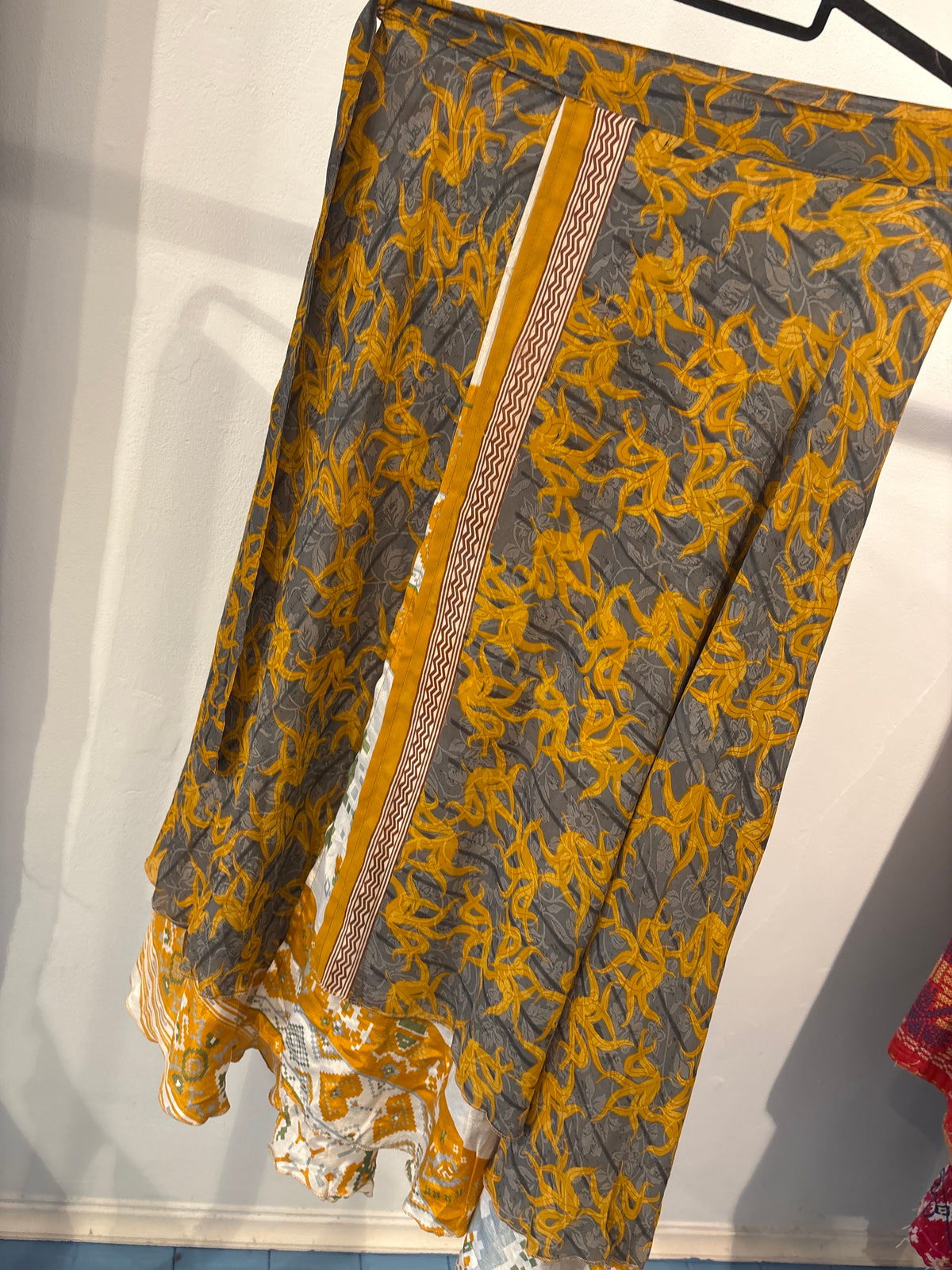 Rok wikkel recycled sari