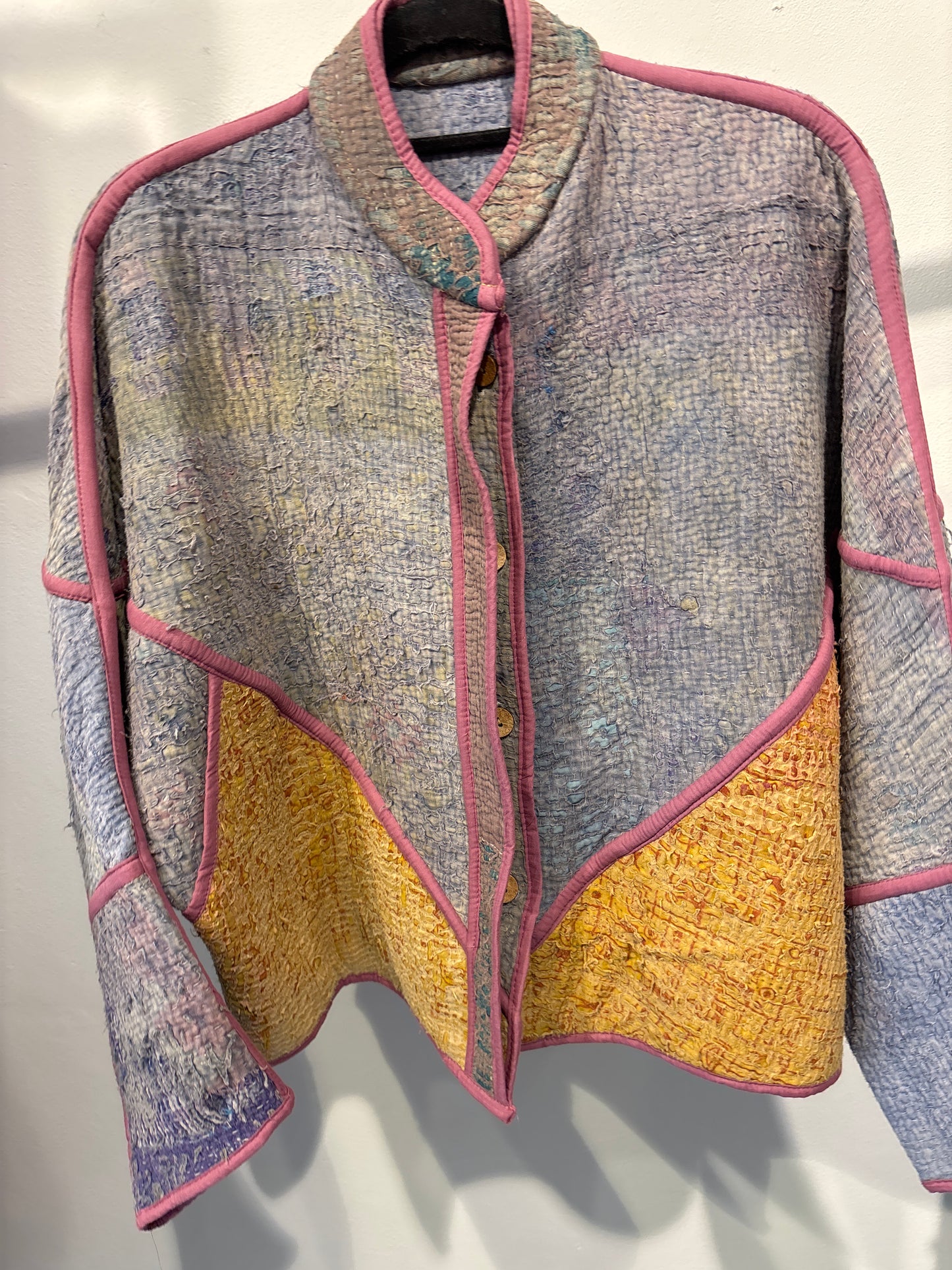 Kantha jas- met foutjes achterpand