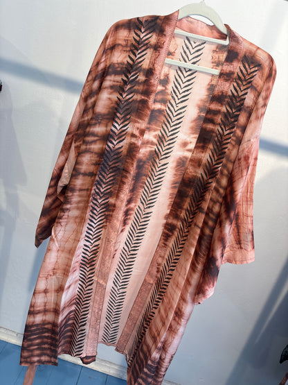 Kimono tie dye halflang