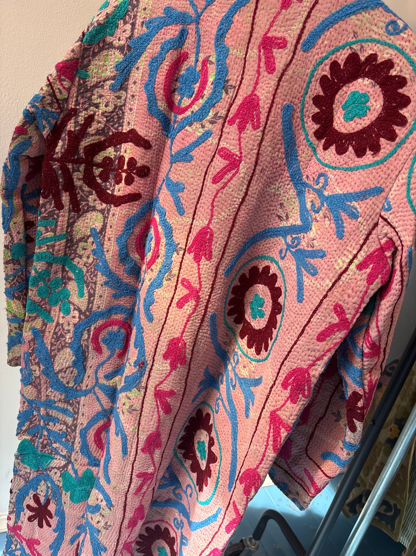 Lange katoenen Kantha