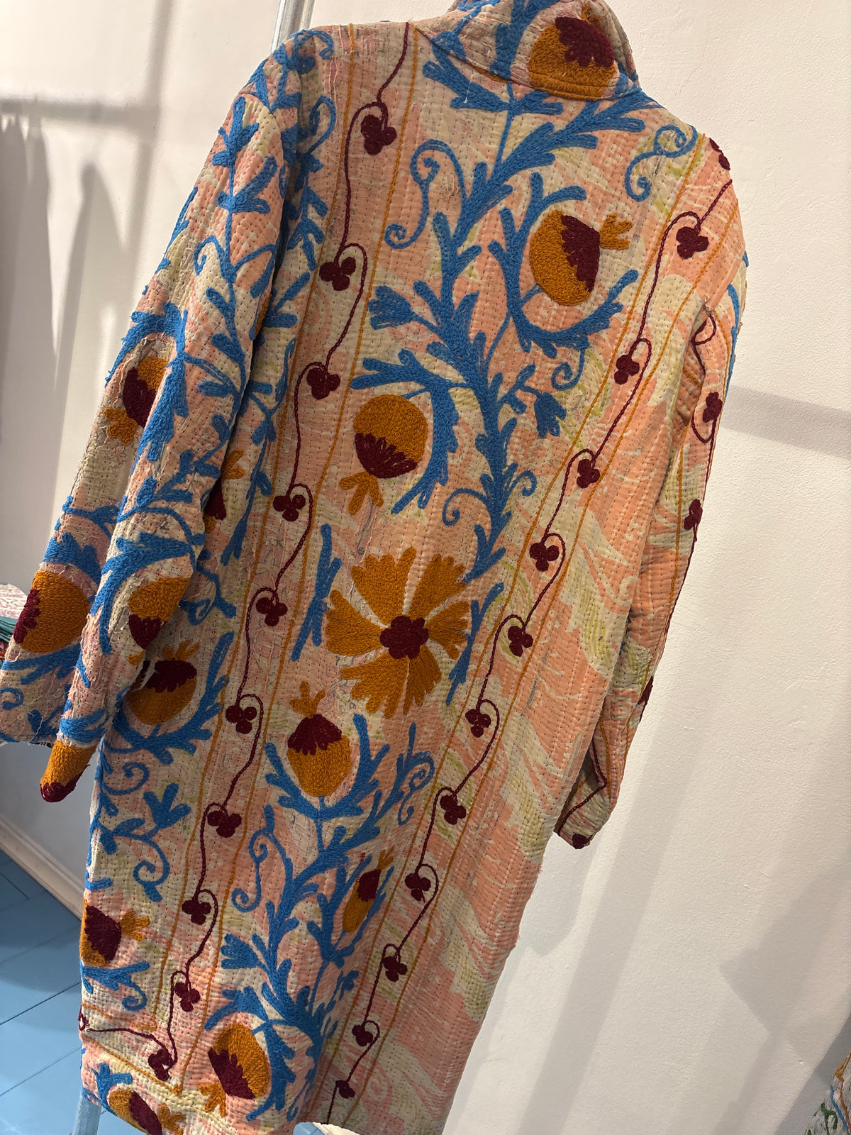 Lange katoenen Kantha