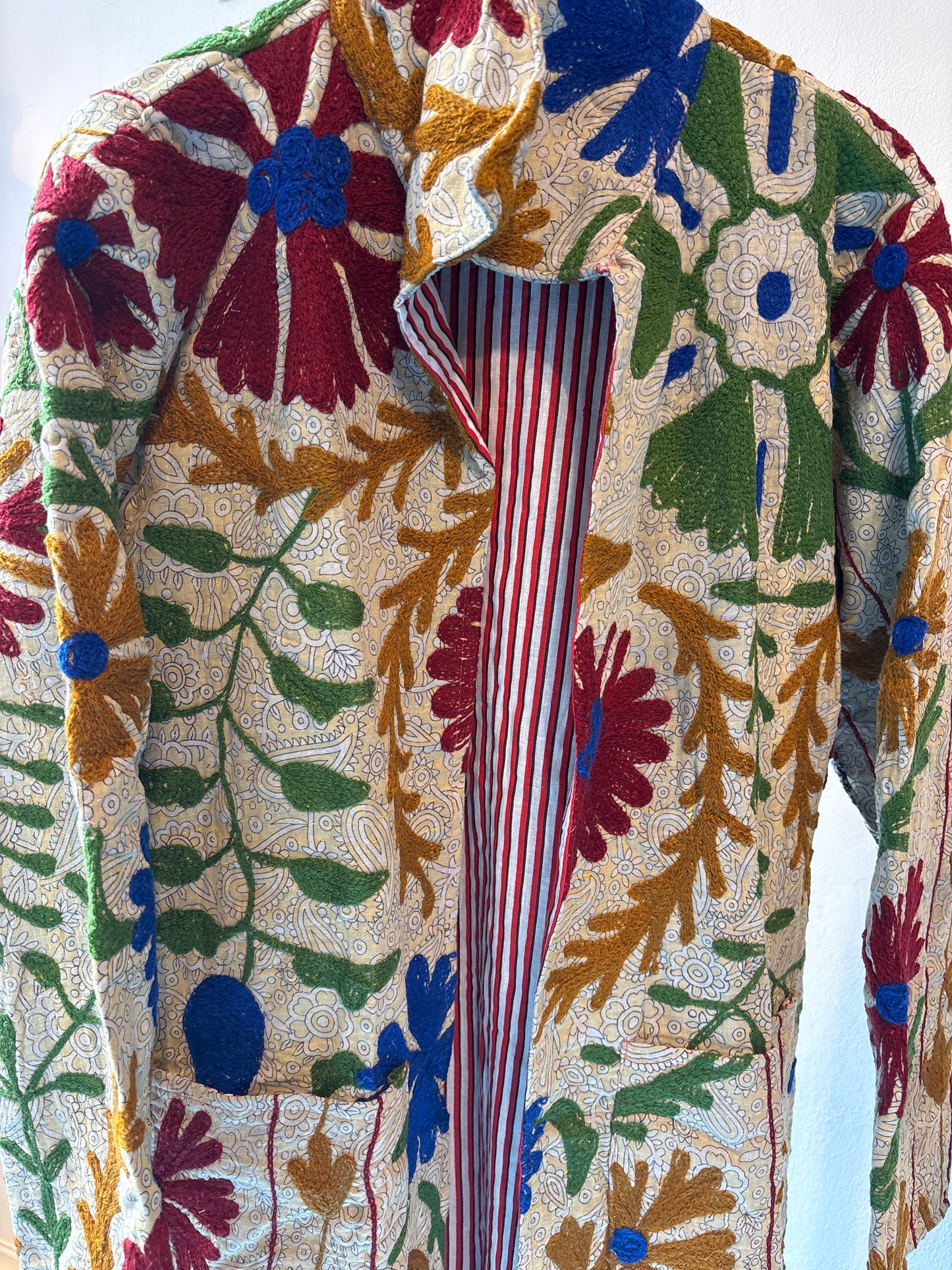 Lange katoenen Kantha