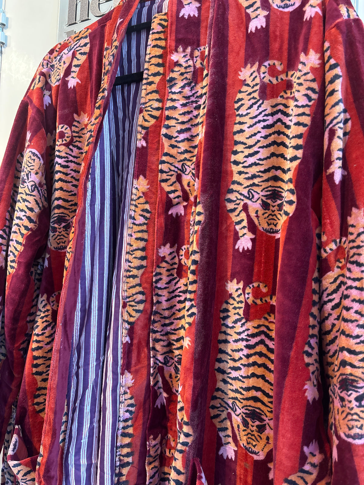 Fluwelen kimono- groot