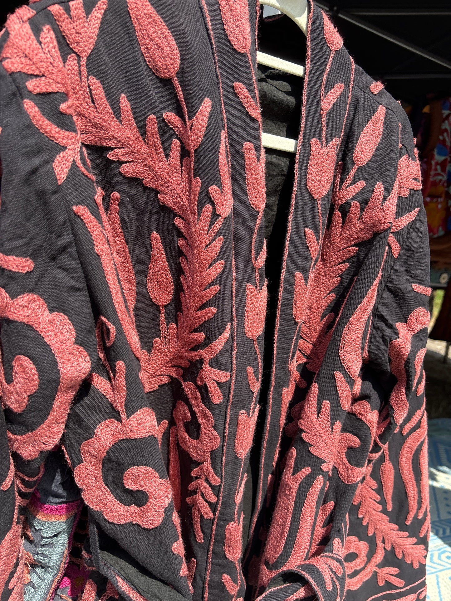 Katoenen suzani kimono -ruim