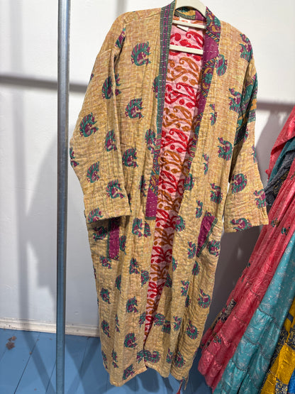Lange Kantha  kimono