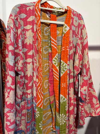 Lange Kantha  kimono