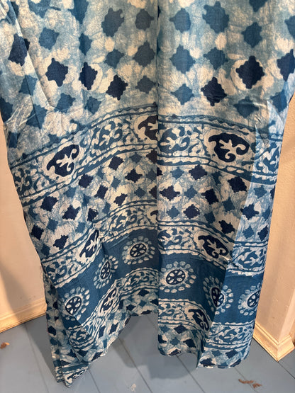 Recycled silk kimono lang
