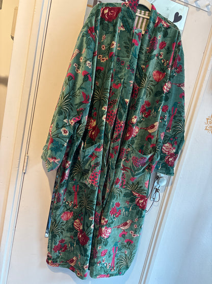 Fluwelen kimono- groot